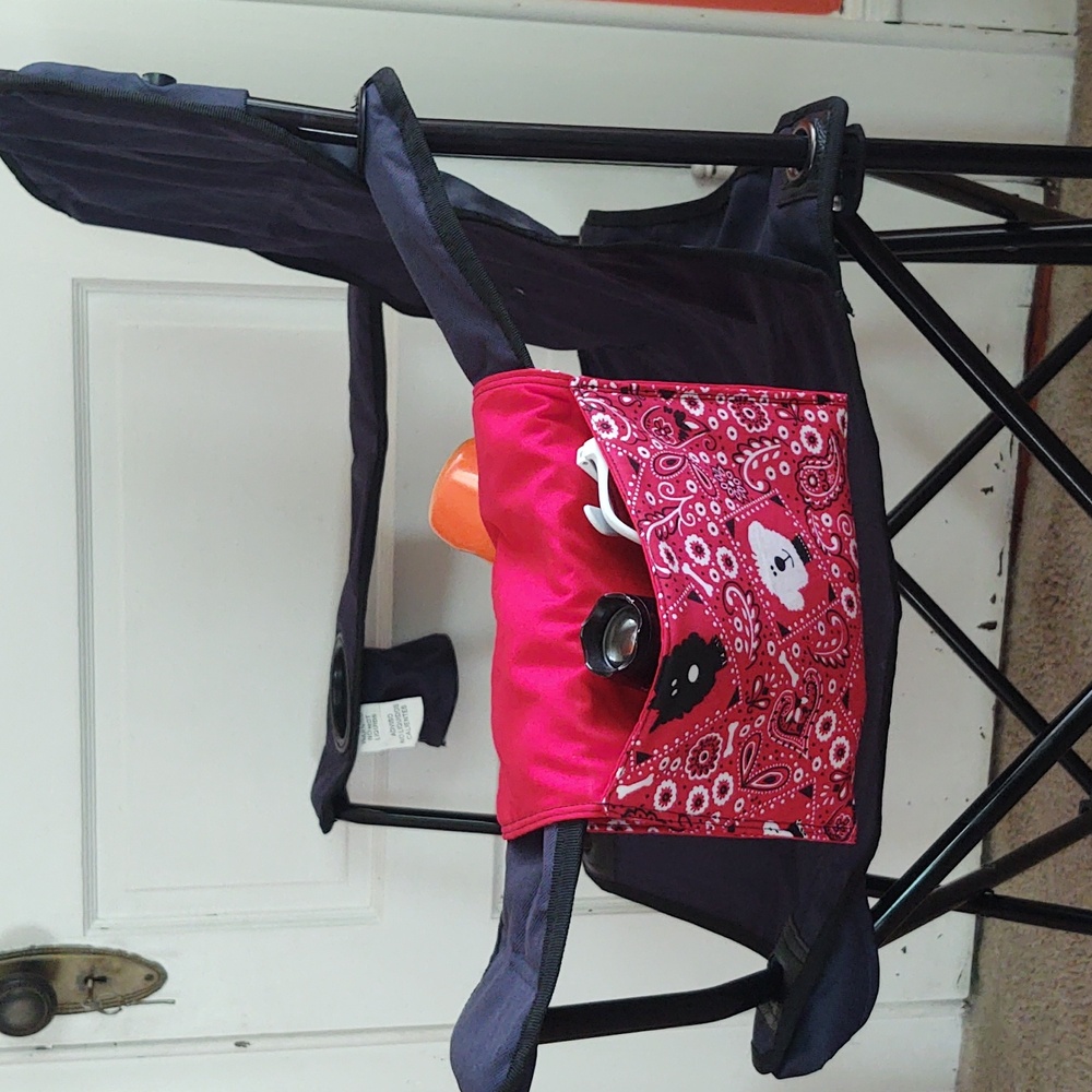 Camp Chair Caddy- handmade